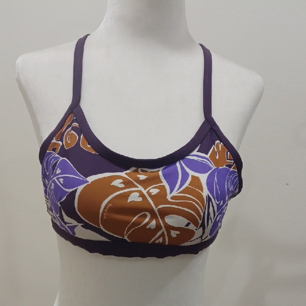 Honey Girl Purple Bikini Shorts Set Size Small Women